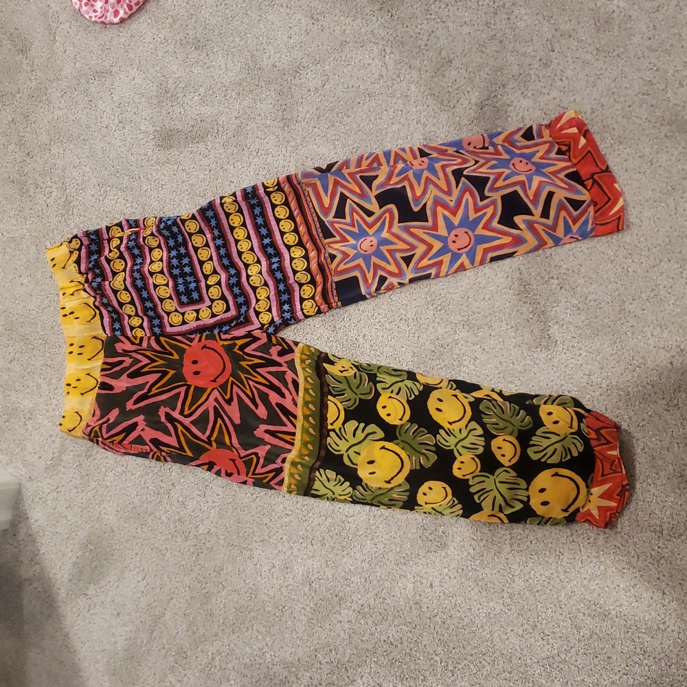 Farm x Smiley Vibrant Multicolor Women's Pants - Picture 3 of 4